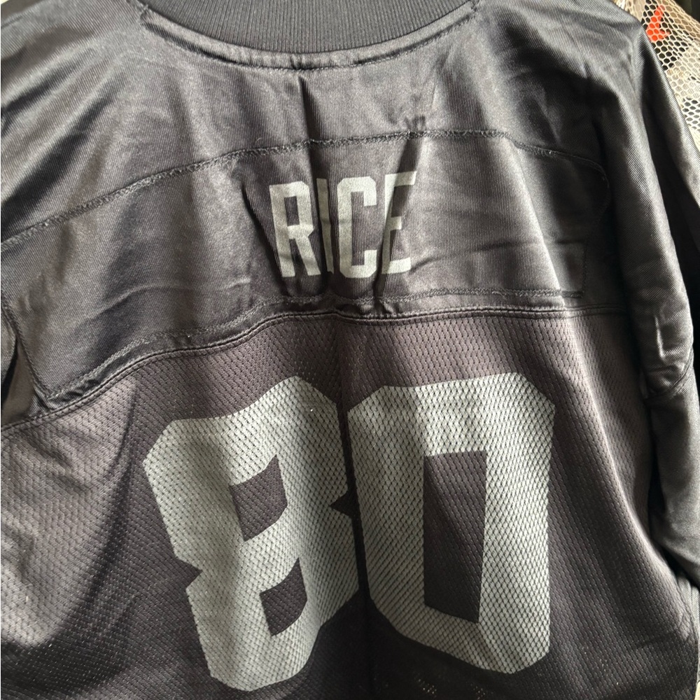 Raiders Rice jersey.